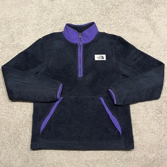 The North Face Campshire thick fleece Sherpa quarter-zip pullover - Picture 1 of 7